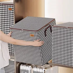 3559 Quilt Storage Bag Clothes Quilt Finishing Storage Moving Bag Large Capacity Non-woven Foldable Dust-proof Bag