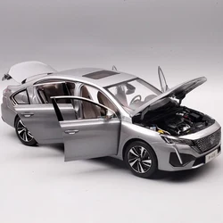 New 1:18 Peugeots 408 Coupe Alloy Car Model Diecast Metal Vehicles Car Model Simulation Collection Childrens Toy Gift Decoration