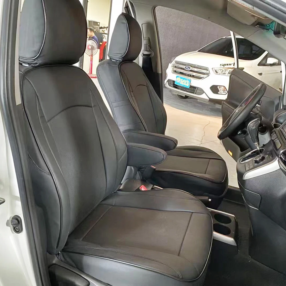 

For Toyota Wish 2011 2013 2012 2014 2010 2009 2008 Seat Covers Accessories PU Leather Seat Supports Cushion Protector 20PCS/Set