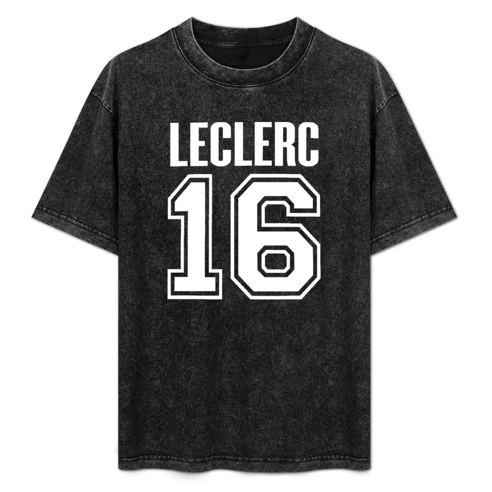 

Leclerc #16 T-Shirt oversized plus size clothes summer 2025 T-shirts man mens t shirt