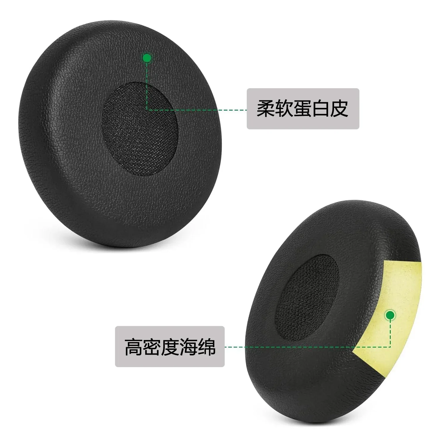 Almohadillas de repuesto para auriculares Jabra Evolve 20se 30II 40 65, almohadillas para auriculares, orejeras