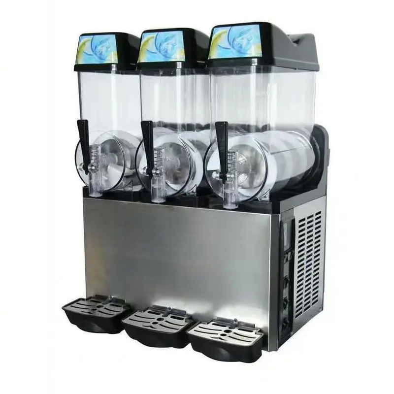 

Milkshake and Slush Machines Modern Robotic Machine Digital Screen Three Cylinder with Softserve for Restaurant Cafe Shop