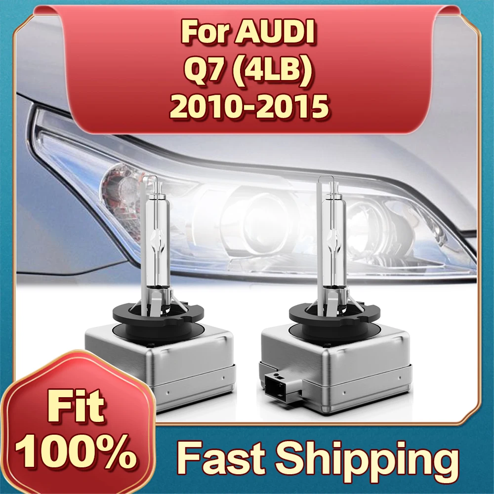 

2Pcs 35W D3S HID Xenon Bulb Replacement Car Headlight 6000K White For AUDI Q7 (4LB) 2010 2011 2012 2013 2014 2015