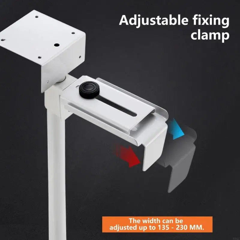 Modern Alloys Computer Holder For Workstations Or Gaming Setups With Ventilation Enhancement Feature 896C