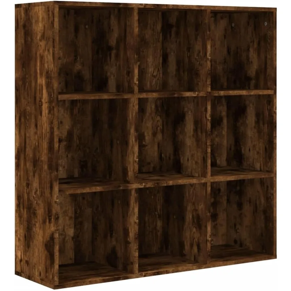 Vidaxl Book Cabinet Smoked Oak 38.6X11.4X38.4