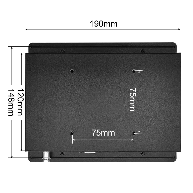 Imagem -03 - Tela Táctil Resistive com Caixa do Metal Tft Encaixado Oem Odm Lcd Industrial Dentro 800*600 Ips 1024*768 Hd-mi Vga Avoirdupois Bnc