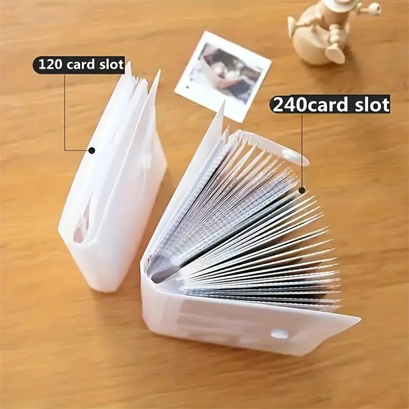 84/120/240 Slots Album Cards Holder Large Capacity Collection Album Binder Photocard Storage Book Portable Ticket Book Organizer