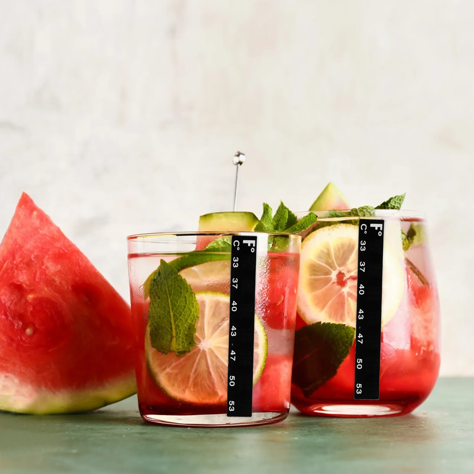 10 قطعة شريط لاصق لدرجة الحرارة ميزان الحرارة الرقمي لتخمير النبيذ والبيرة وتخمير خزان الأسماك واستخدام حوض السمك