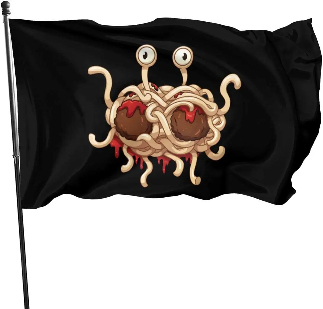Flying Spaghetti Monster Flags, American, US, Polyester, USA Flag, 3x5 Foot