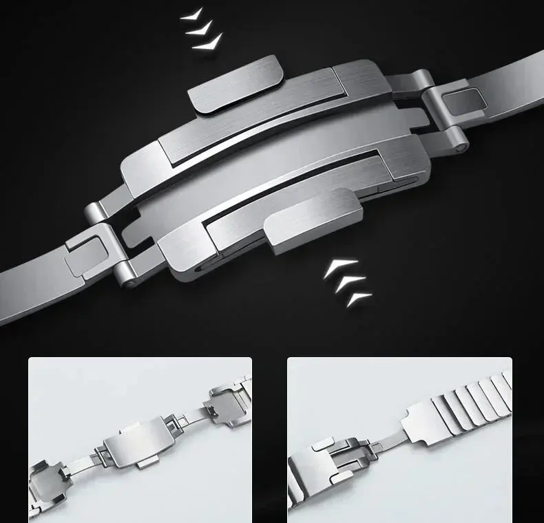 Cinturino da lavoro da 22 mm per Garmin Forerunner 570 47mm 970 46mm Approach S50 cinturino in metallo per orologio CMF Pro Oppo Watch X accessori