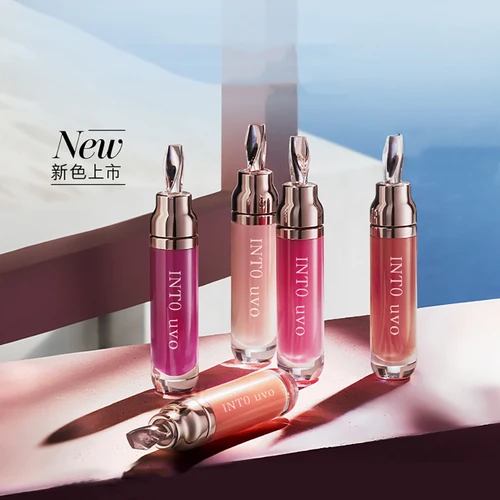 Imagen 2 del producto Aceite de labios ligero con agua, brillo de labios de vidrio hidratante, bálsamo labial, cuidado de labios, lápiz labial femenino, esmalte de labios, taza antiadherente resistente al agua