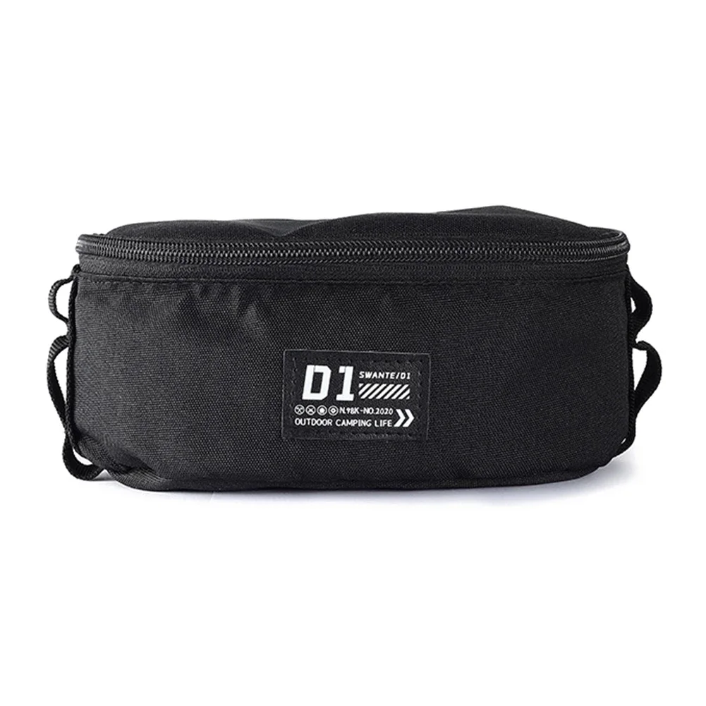 

Oxford Cloth Sierra Bowl Pouch Portable Sierra Bowl Organizer Handheld Zipper Tableware Protection Accessory for Outdoor Camping