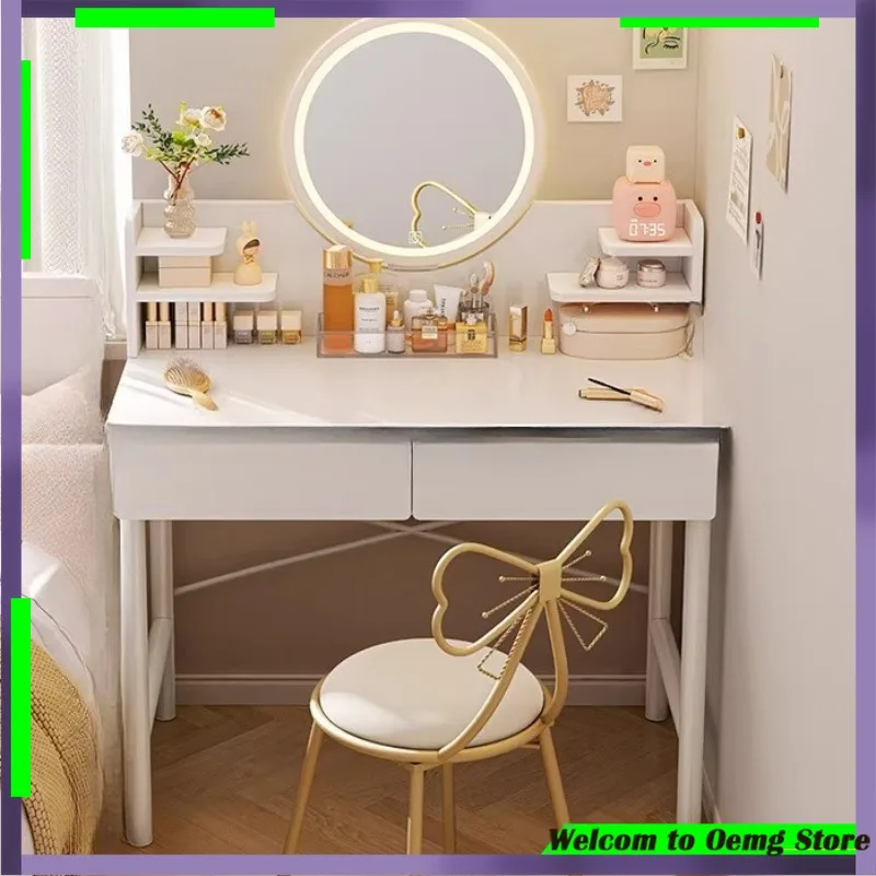 

Girls Cute Dressing Table Ornaments Apartment Fashionable Modern Dressing Table Mirror Jewelry Tocador Maquillaje Furniture