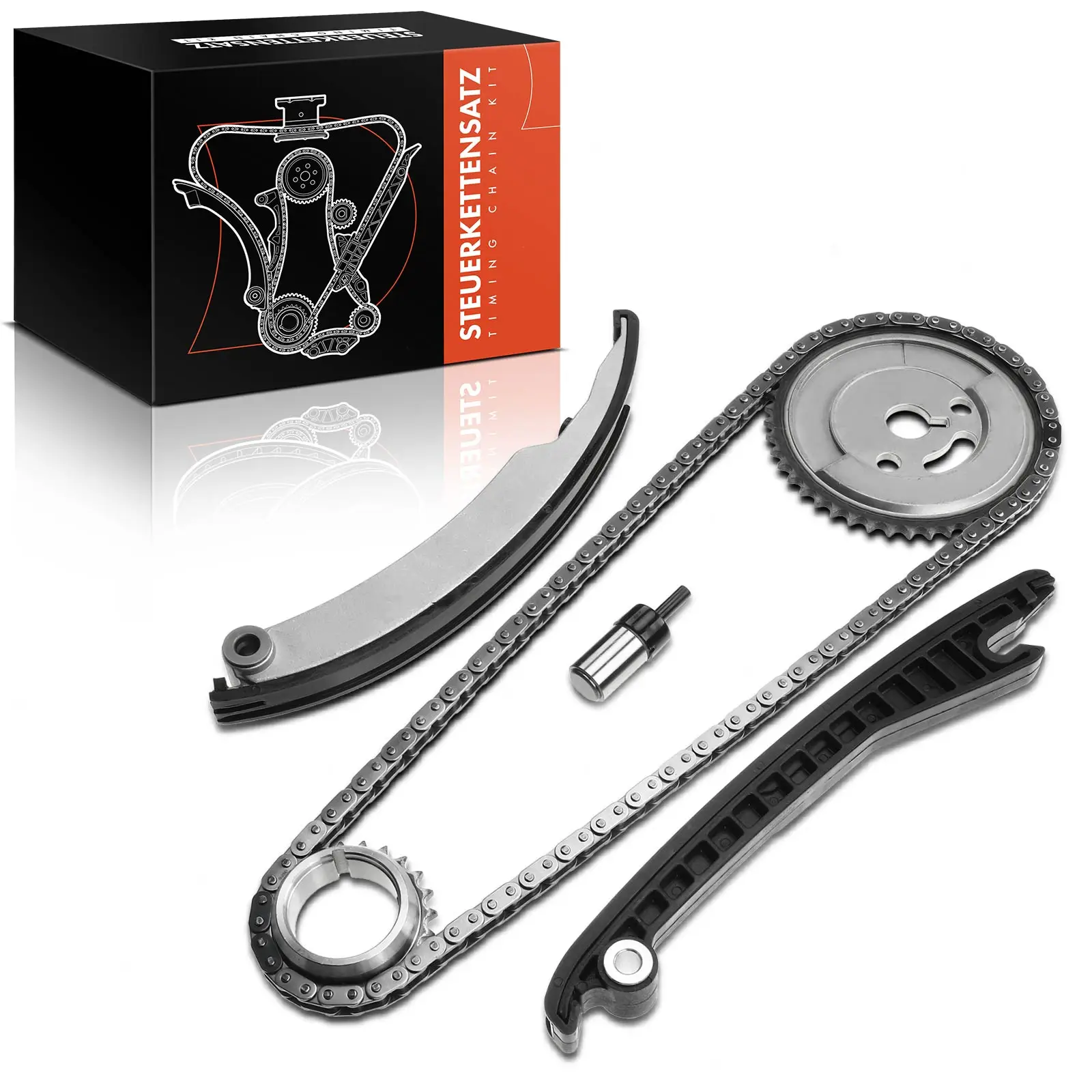 Frankberg 1x distributiekettingset distributieketting voor MINI Mini R50 R52 R53 Chrysler Neon II PT Cruiser Jeep 1.6L 55242460 46348199 S3