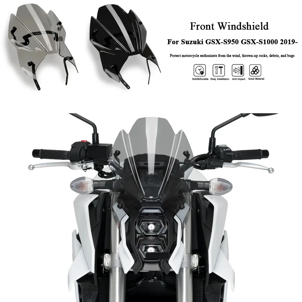 

New Front Screen Wind Shield For SUZUKI GSX-S950 GSX-S1000 GSX-S 950 GSXS 1000 2021-2025 2024 Motorcycle WindScreen Windshield