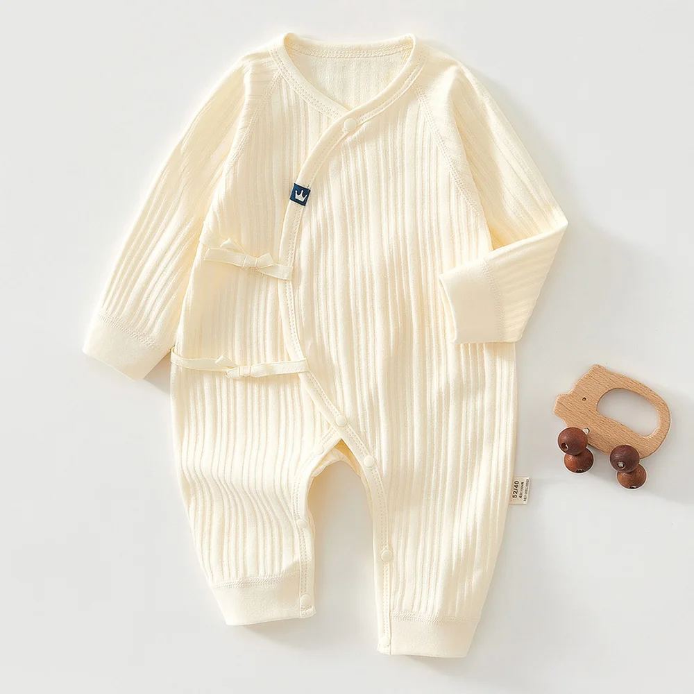 

Baby Boy Boutique Clothing Spring Autumn Cotton Long Sleeve Baby Girl Jumpsuit Unisex Newborn Baby Romper Wholesale