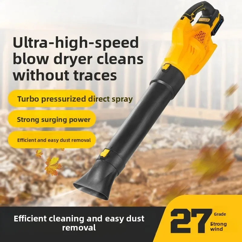 Brushed Storm Removable Industrial Lithium Battery Hair Dryer Convenient Leaf Blower Rechargeable Blower