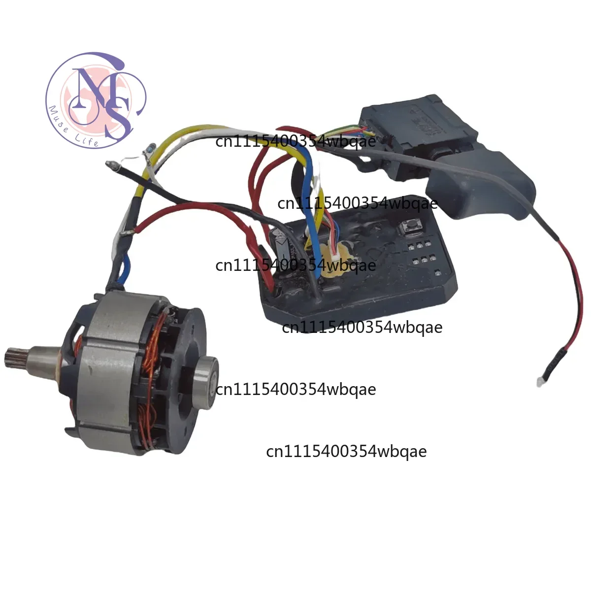 ZOCI- Electric Wrench Brushless Motor Kit With Drive Board Controller Speed Control Switch for Auto Repair Power Tool
