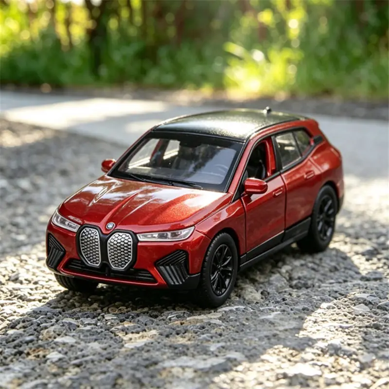 Welly 1:36 BMW IX SUV Alloy Coupe Sports Car Model Diecasts Metal New Energy Vehicles Car Model Simulation Collection Kids Gifts