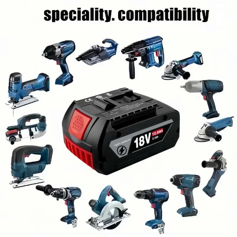 عمر بطارية طويل لبطارية بوش 18 فولت مناسبة للتدريبات/السائقين ومفاتيح الصدمات ومطاحن الزوايا أداة كهربائية لبوش akku 18 فولت