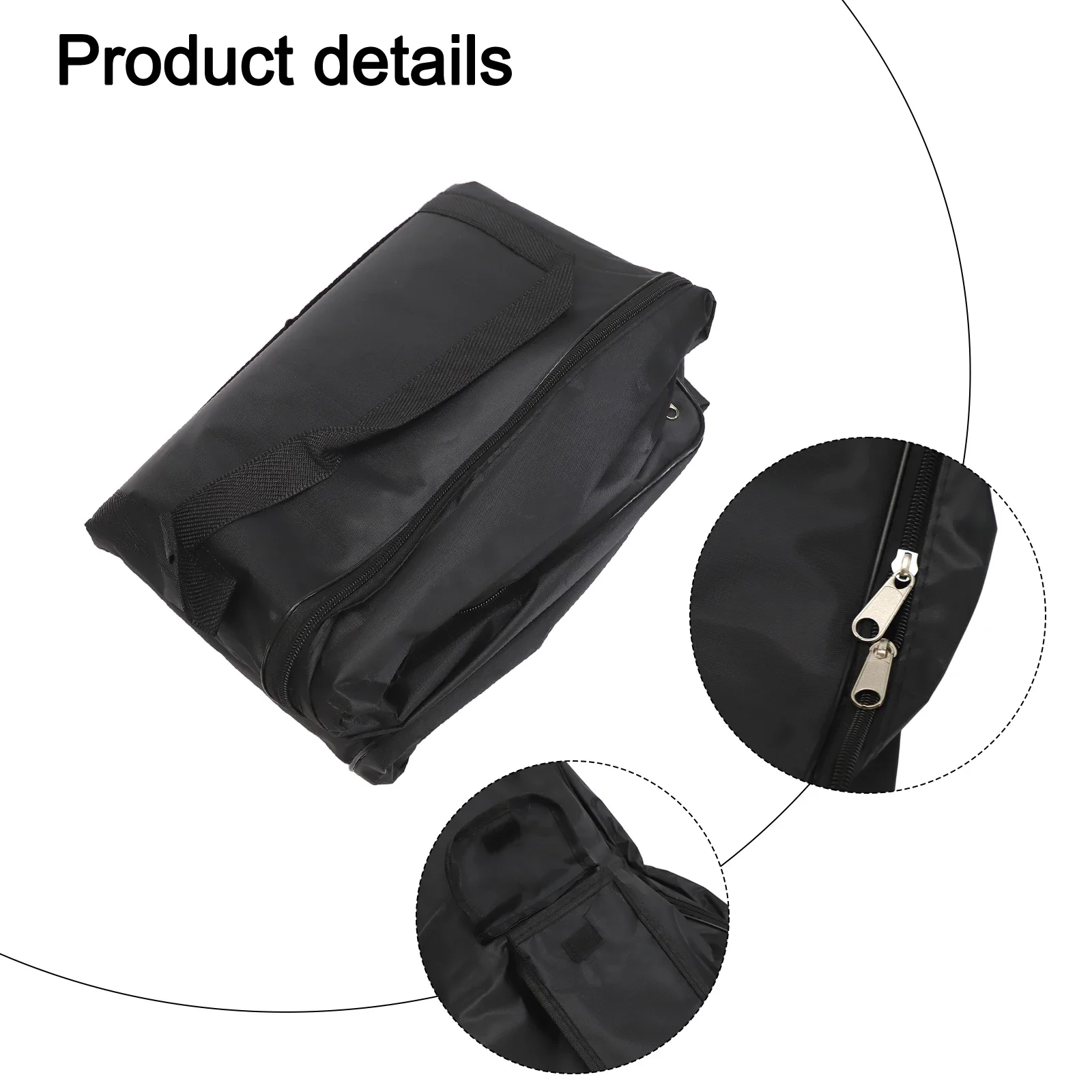 Double Pocket Design Waterproof Oxford Fabric For Musicians Dust Defense Lightweight Fabric For 61 Keys Electronic Keyboard