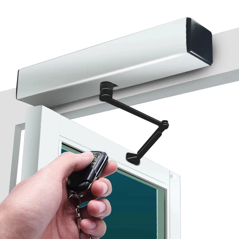 Automatic Swing Door Opener Electronic Remote Control Gate Opener With Door Sensor For Home Security
