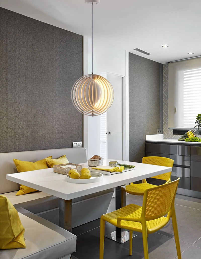 APRIL Nordic Pendent Lamp LED Creative Lantern Chandelier Decorative For Home Dining Room Bar Stairs