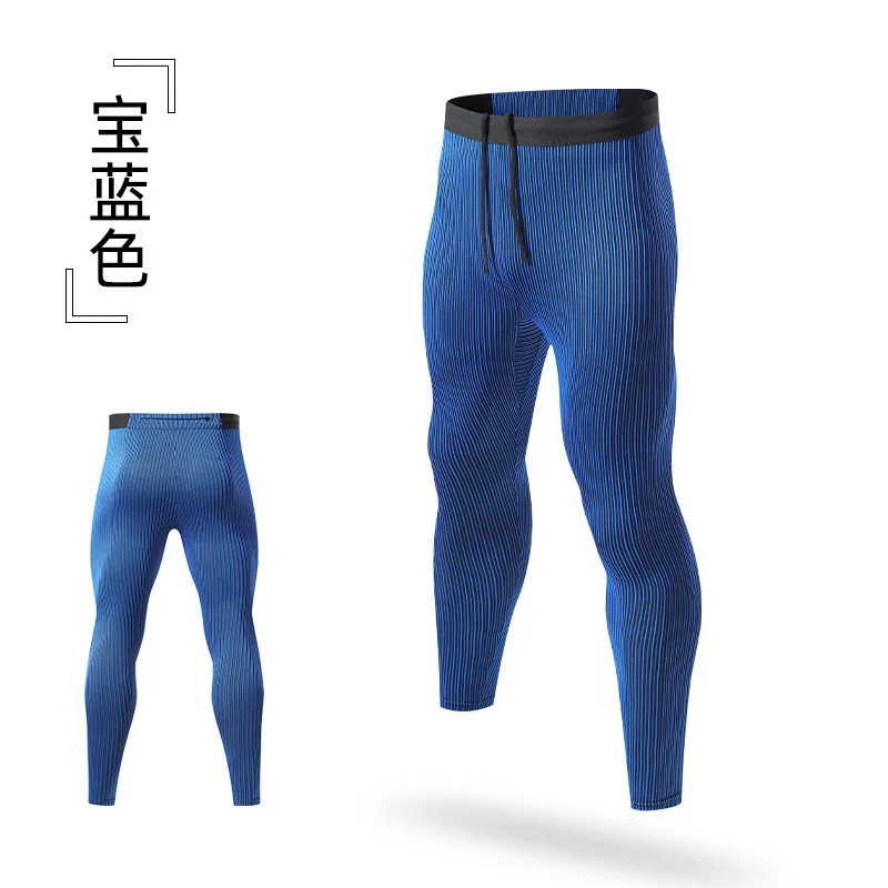 Pantaloni da tuta da uomo Quick Dry Running Leggings attillati Jogging tasche da uomo Fitness Track and Field Training Pants abbigliamento sportivo da palestra