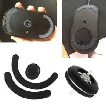 로지텍 G403 G603 G703 마우스용 마우스 스크롤 휠 롤러, 마우스 스케이트, 가장자리 마우스 발 교체, 0.6mm 두께, 1 세트 