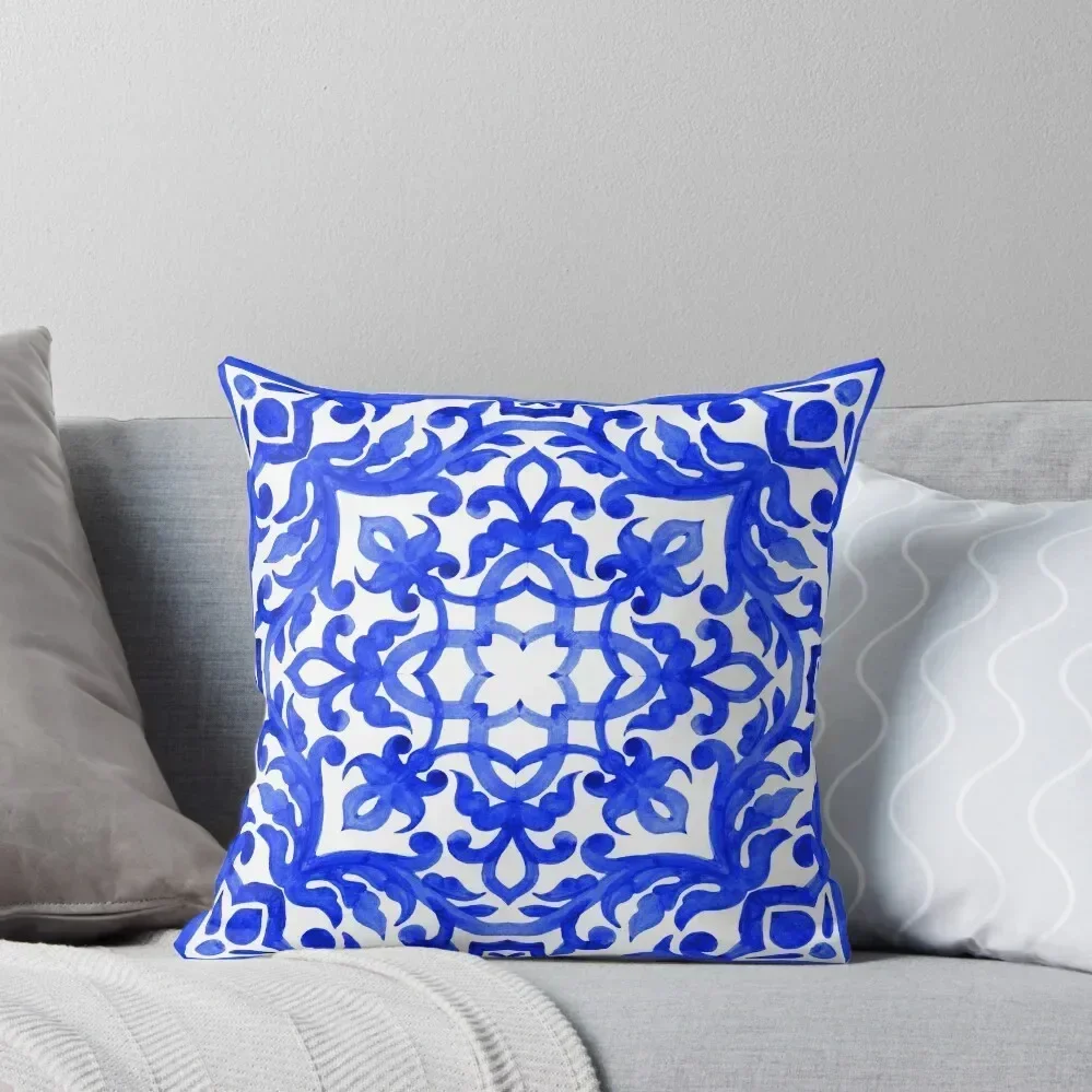 Portuguese azulejo tiles. Gorgeous patterns. Throw Pillow Bed pillowcases Decorative Cushions For Living Room pillow