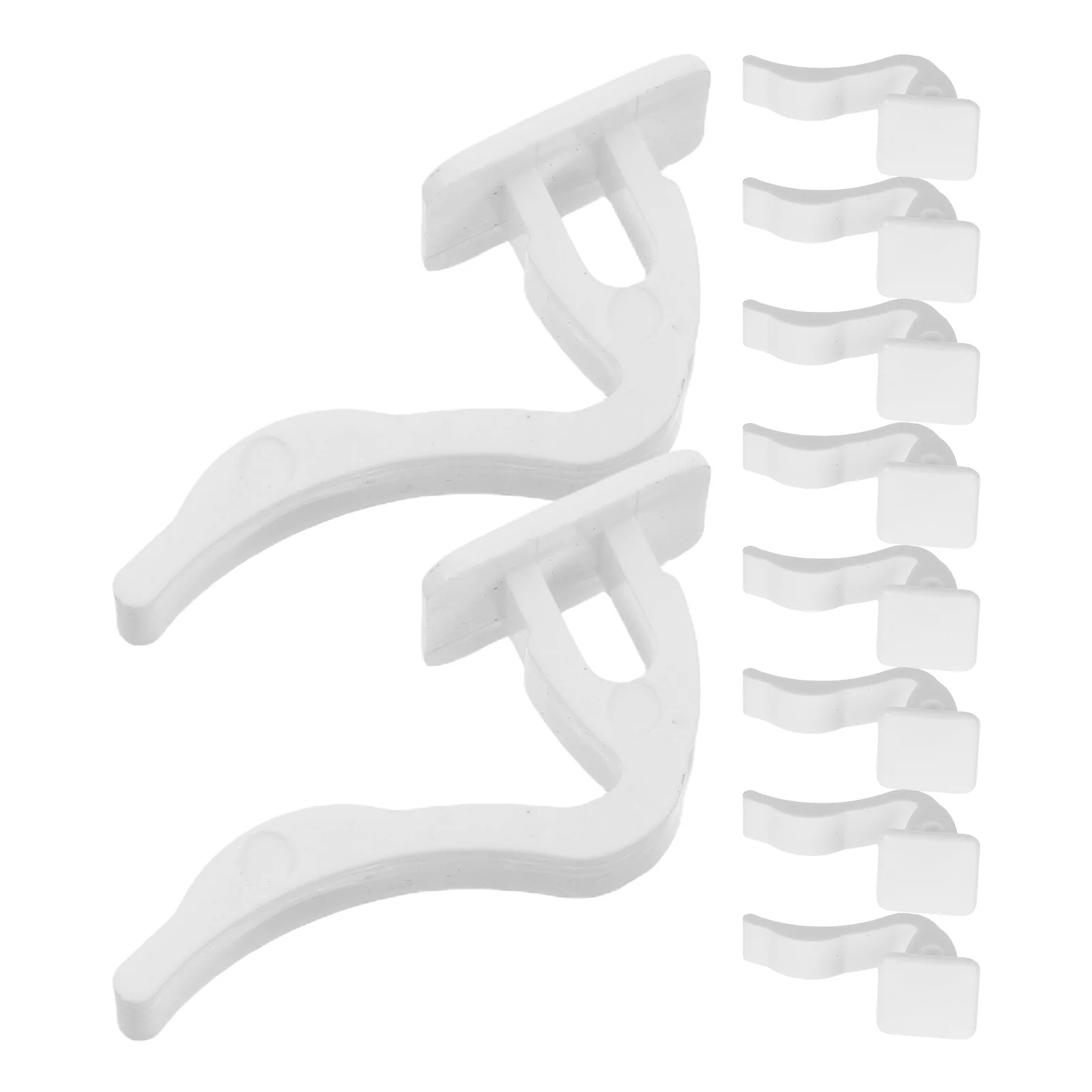 10pcs Radiator Cover Support Clip 6.2Mm Heat Resistant Plastic Fastener With Hook For Radiator Mounting Enhanced Heat