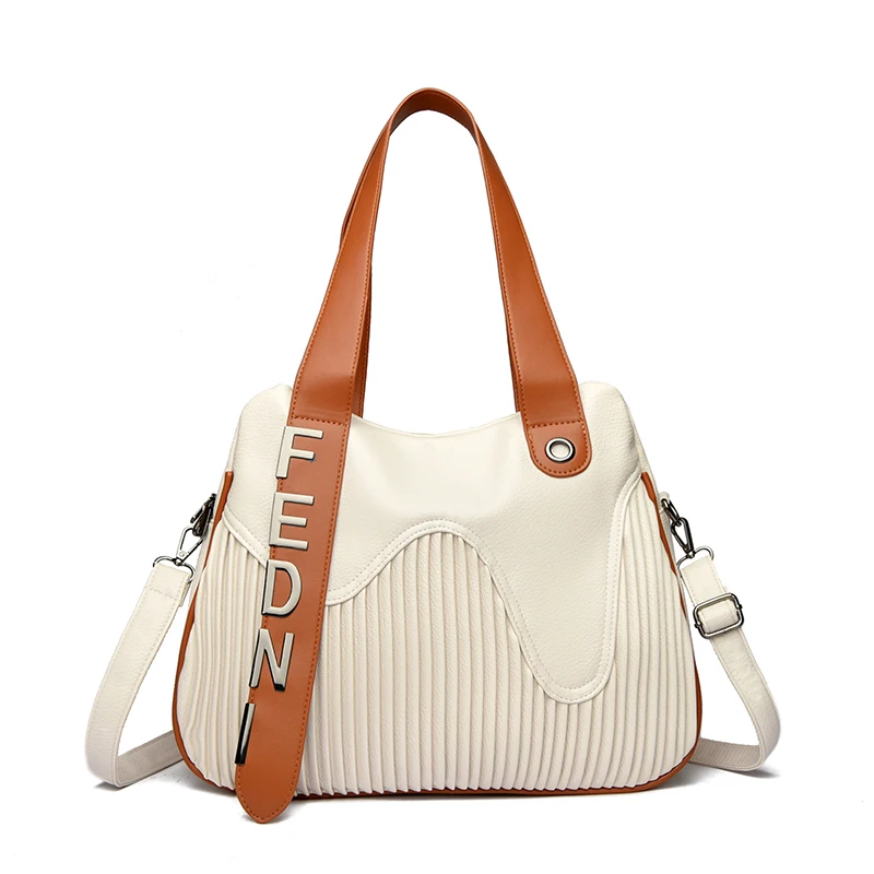 

2025 New Style Women Tote Shoulder Bags Geniune Leather Top Sale Daily Soft With Big Pockets Multi-function Leisure Handbags