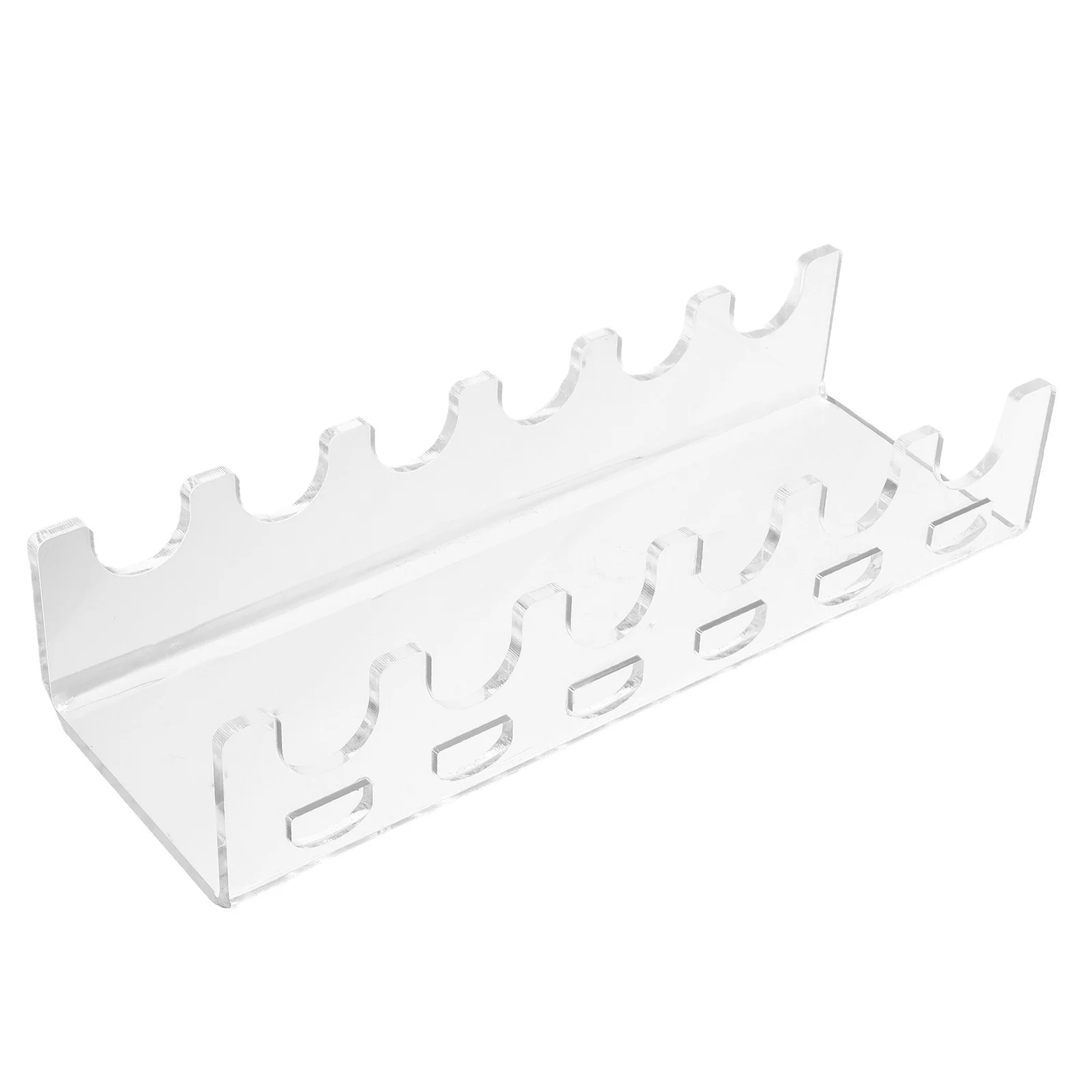 Professional Laboratory Pipette Holder 6 Slot Clear Stand Space Saving Pipette Display Rack Stable Secure Storage for Experiment