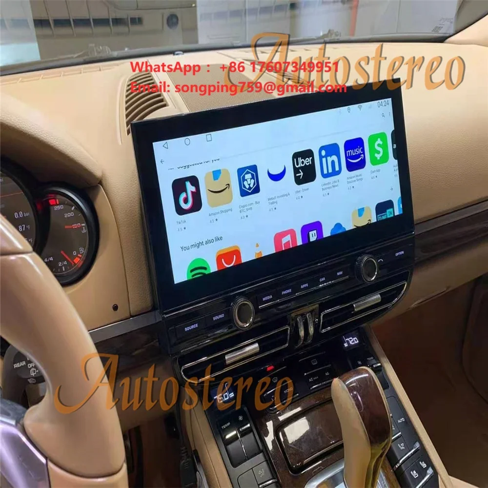 Auto Stereo New GEN 2 Android 10 6+128 Upgrade for Porsche Cayenne 2011-2017 Car GPS Navigation Multimedia Player HeadUnit Radio