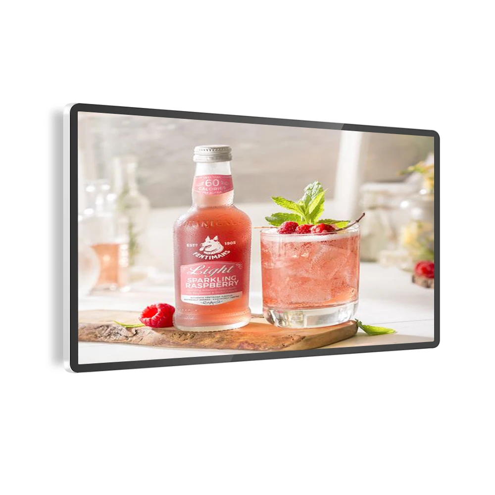 

55 65 75 Inch Indoor Wall Mount Touchscreen Devise FHD Digital Signage and Commercial Display Advertising Player for Dining Room