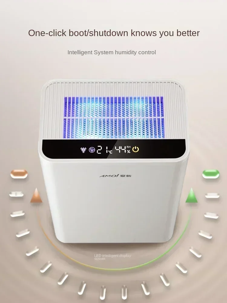 220V Silent Household Dehumidifier, Efficient Moisture Remover Anti-mold Dryer for Indoor Use LYH