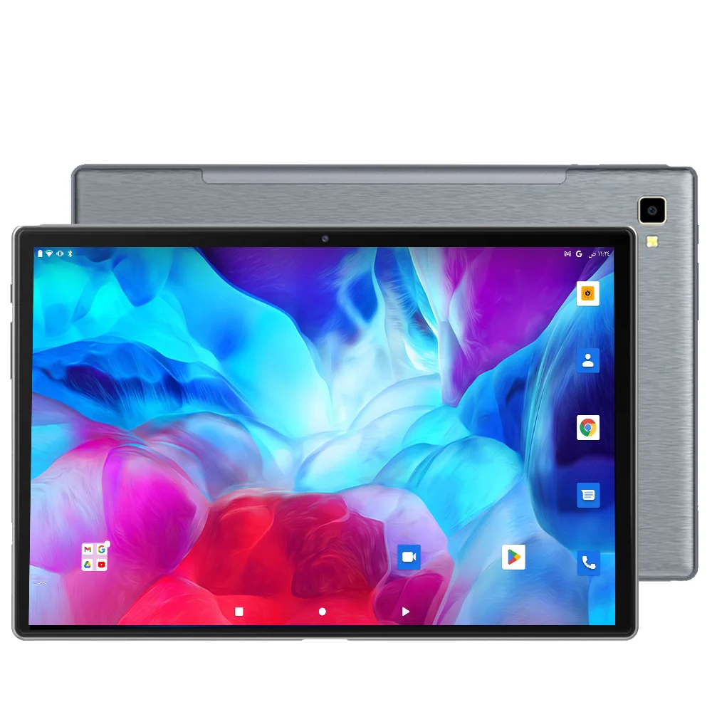 Octa Core Android 12 Tablet, 8GB de RAM, 256GB ROM, Google Play, WiFi, Bluetooth, Dual SIM, Chamada Telefônica, Novo, 10,1 \