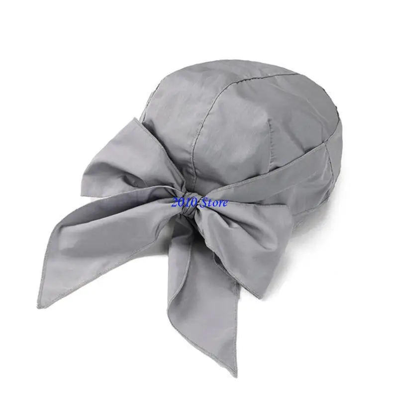 F3MF Miękki z zawiązaną kokardą dla kobiet, nastolatków, modne i wygodne nakrycie głowy na różne akcesoria okazjonalne