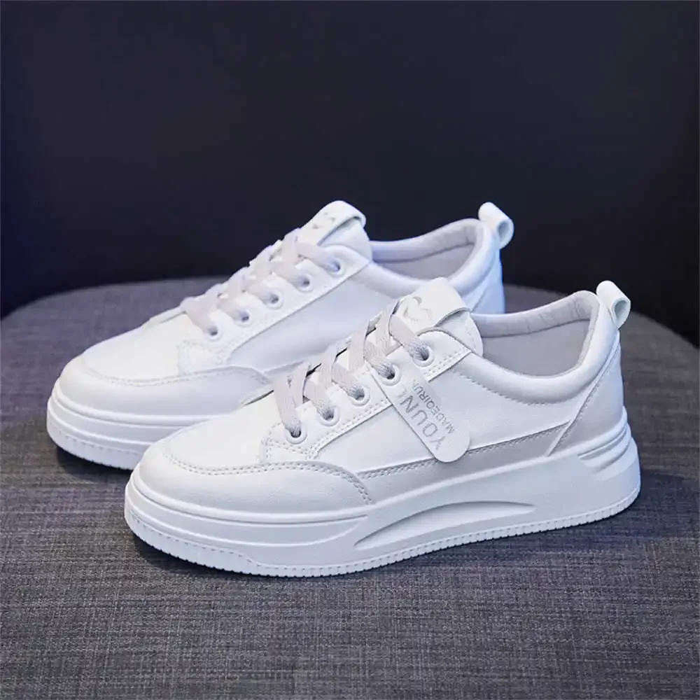 Size 36 Number 35 Women's Fitness Shoes Outdoor Sneakers Woman Women Sport Particular Fat Character Runners Street Lofer