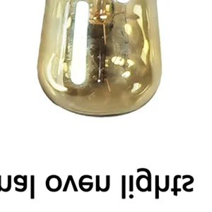 

25 Вт/40 Вт E14 Лампа для духовки 220-240 В Безопасная галогенная лампа для духовки Высокая температура 500 ℃ Устойчивая сушилка для микроволновой печи