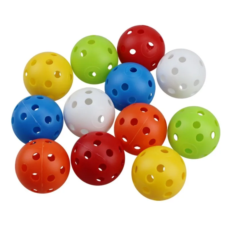 Hole golf Practice Ball 42mm26 hole injection molded pickleball Hole Ball Super soft outdoor practice Baseball 4g