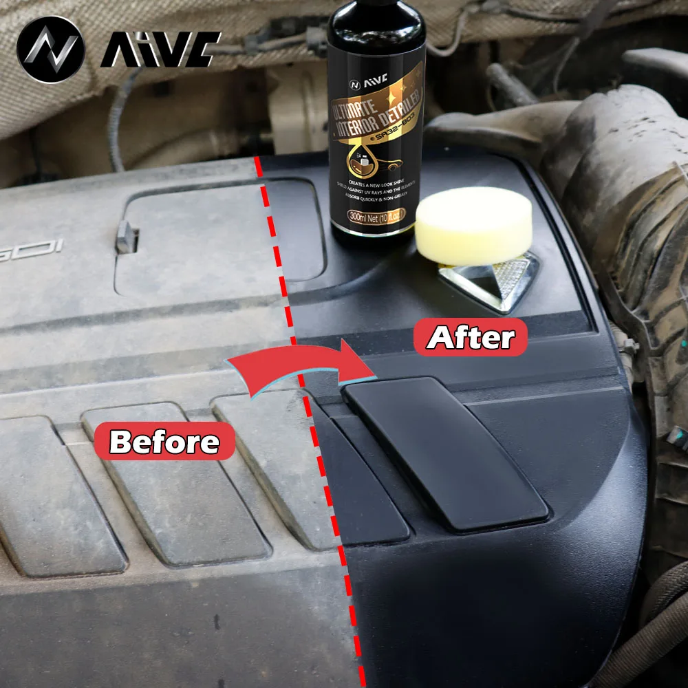 Interior Detailer AIVC Plastic Leather Restorer Quick Coat For Car Interior Refurbish Leather Renovator Conditioner Cleaning ﻿