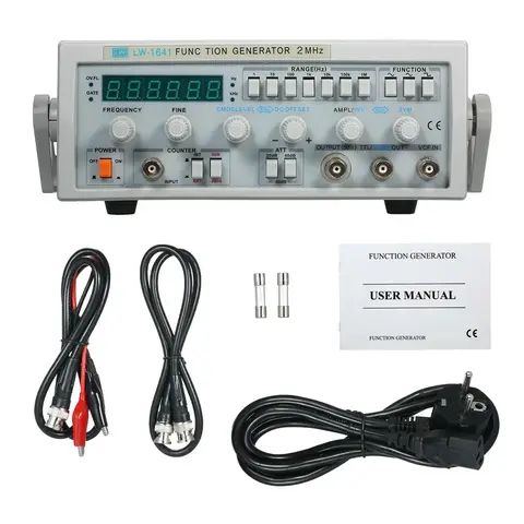 다기능 LW-1641 파 디지털 기능 신호 발생기, 0.1Hz-15MHz 주파수 LW-1645