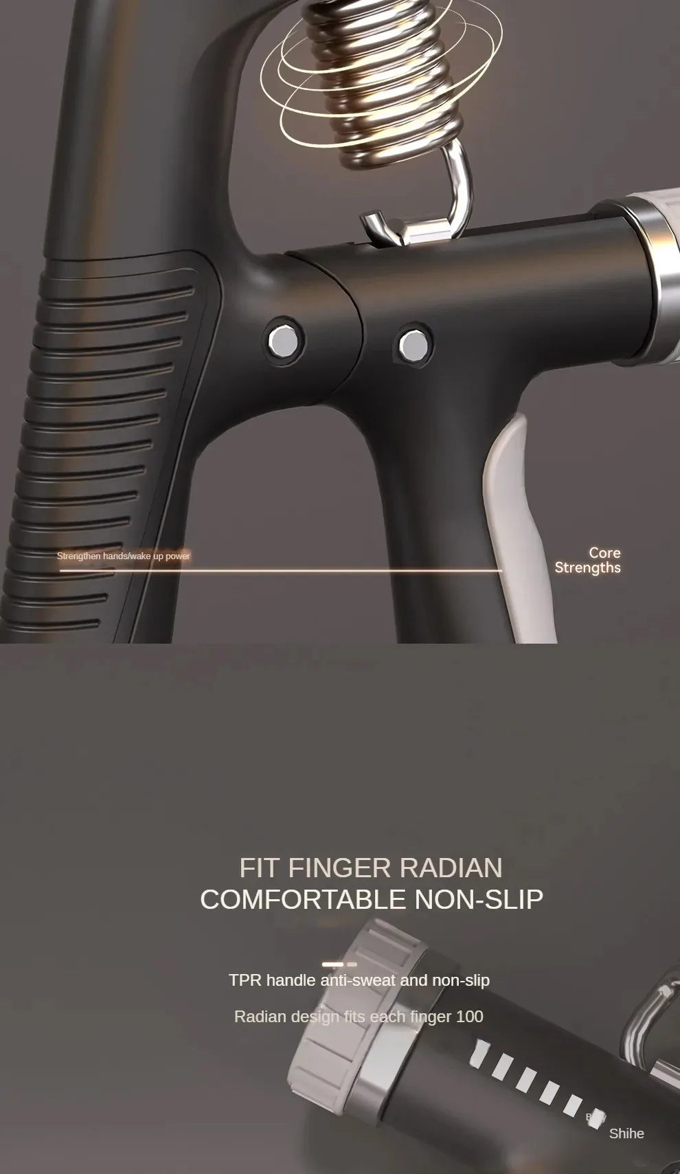Esercitatore Palestra Per Avambracci Allenatore Per Presa Mano Hand Grip - Resistenza Regolabile 11-132 Lb, Con Contatore, ABS E Acciaio Hand Gripper Regolabile Contatore Esercitatore Palestra Per Avambracci Allenatore Per Presa Mano Hand Grip - Resistenza Regolabile 11-132 Lb, Con Contatore, ABS E Acciaio Hand Gripper Regolabile Contatore