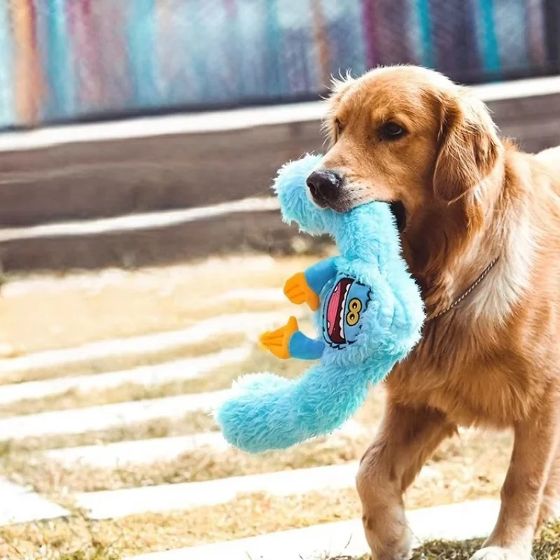 

Interesting Plush Dog Toy That Can Produce Sound, Bite, Interact, Pull, Chew, Chew, Chew, And Clean The Teeth Of Large Dog Toys