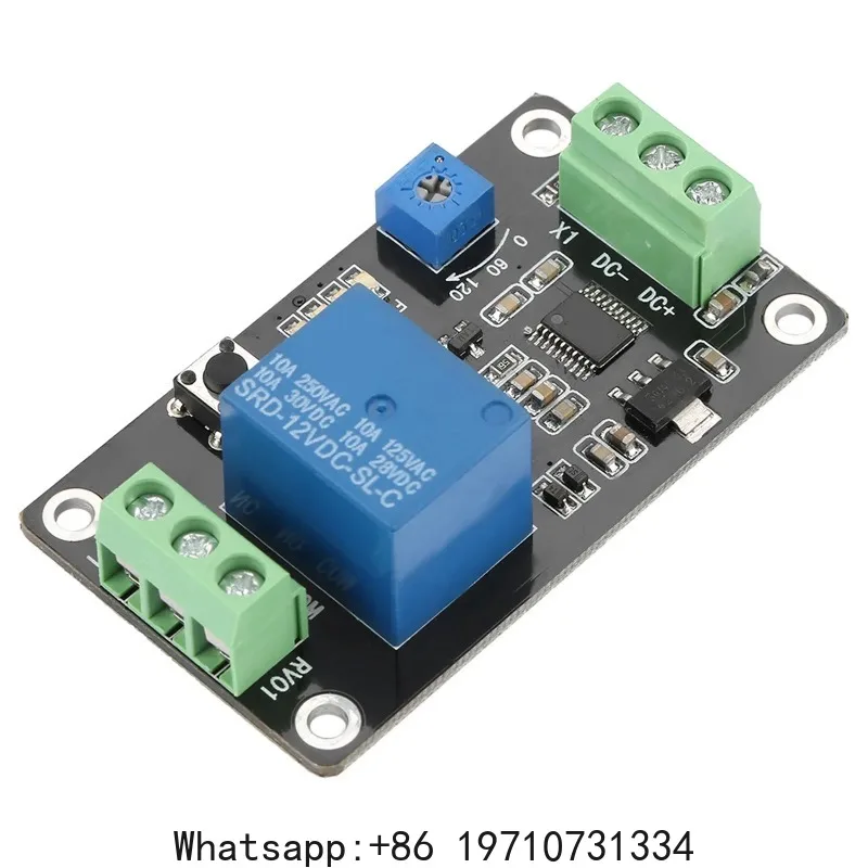Delay on Off Relay Timer Relay Self Locking Delay on Off Time Switch Super 555 Timer DC 5V/12V/24V Timer Relay