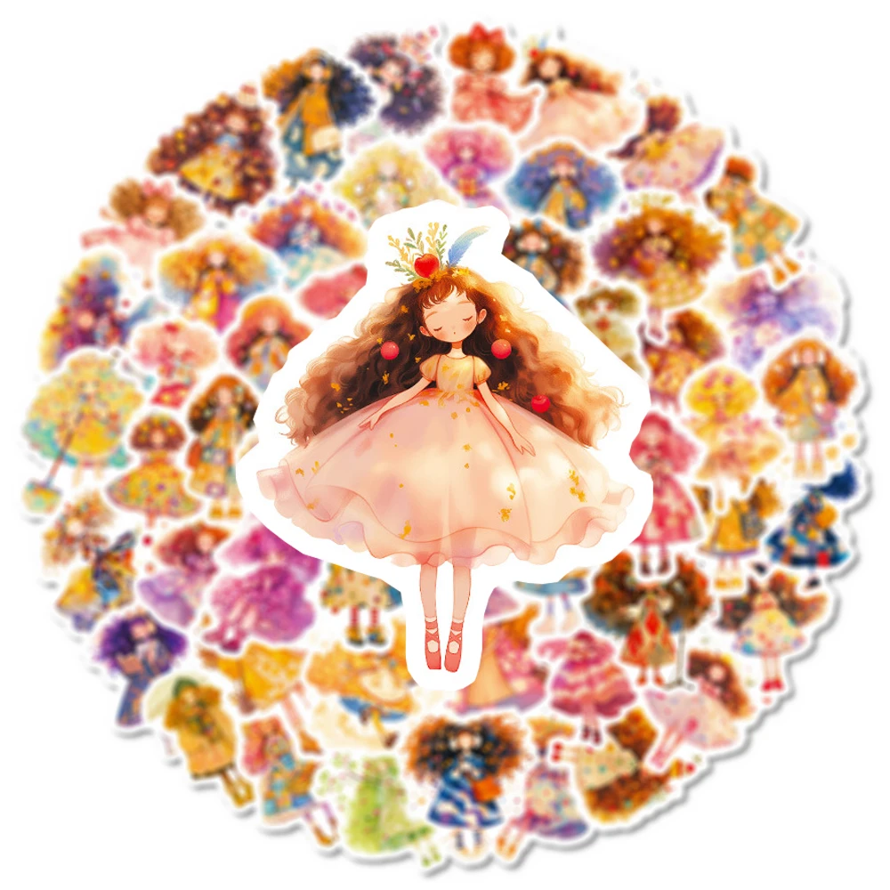 10/30/56 pezzi simpatici anime ragazze cartoni animati adesivi decalcomanie giocattoli fai da te laptop chitarra bagagli pacchetti di adesivi Kawaii