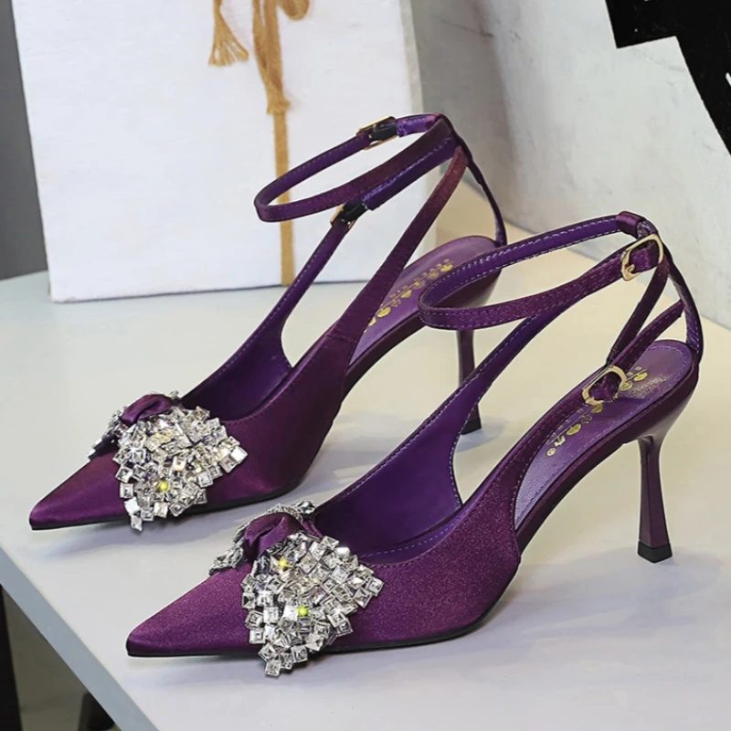 Women Champagne Lace Bow Pointed Toe Pumps Embroidered See-through Mesh Thin Stiletto Heels Fairy Bridal Wedding Elegant Banquet