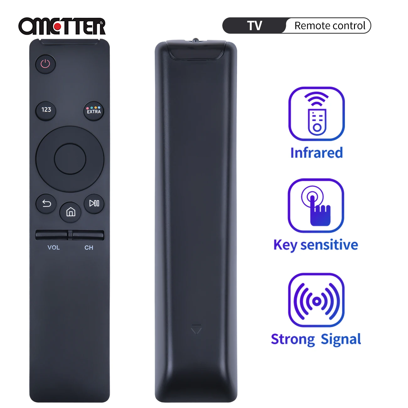 BN59-01259D Replace Remote Fit for Samsung TV 6 Series 7 Series KU Series KU6290 UN40KU630D UN43KU6300 UN43KU630D UN50KU6300