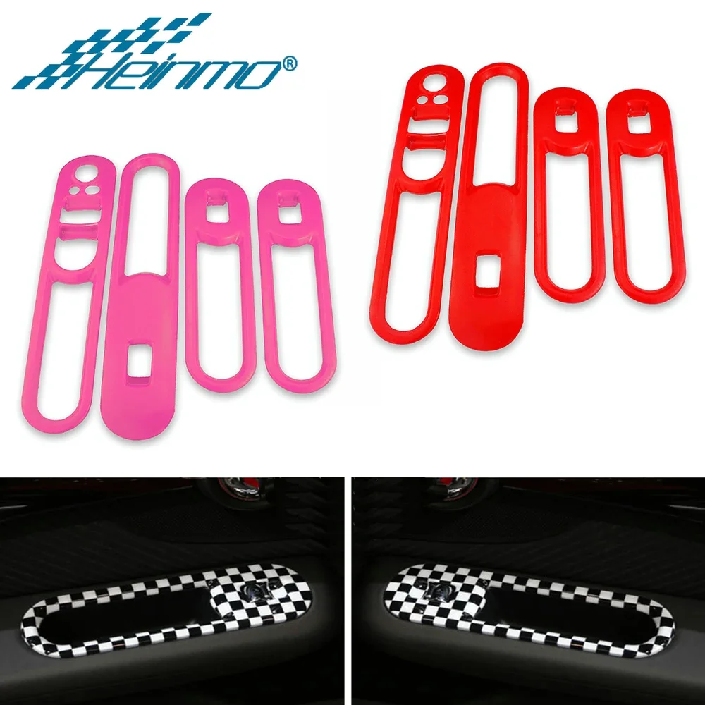 

4PCS Car Window Switch Panel Cover Lift Frame Cover For MINI Clubman F54 F 54 2016-2023 2024 Products ABS Plastic Accessories